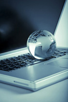 Globe & Keyboard